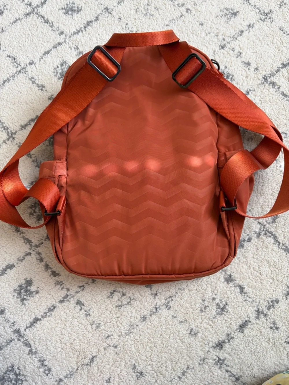 JuJuBe Midi Deluxe Backpack - Baked Clay Ziggy